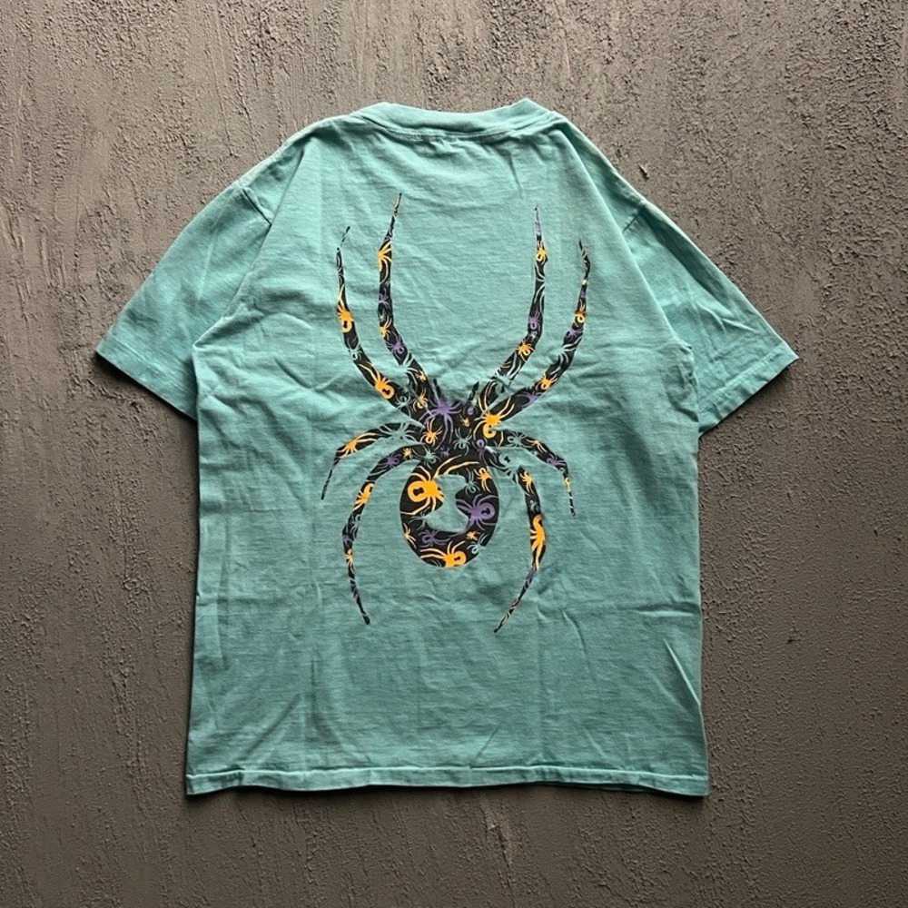Vintage Spyder Shirt Large Blue 1990s